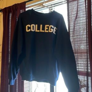 Navy Gulden College Crewneck